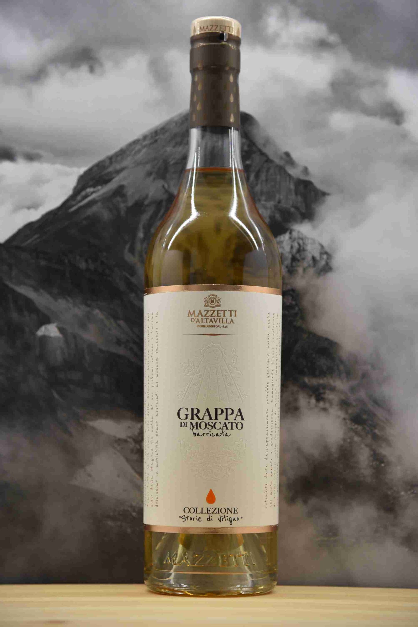 Mazzetti Aged Grappa Moscato